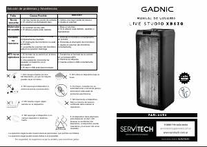 Manual de uso Gadnic PARL0030 Altavoz