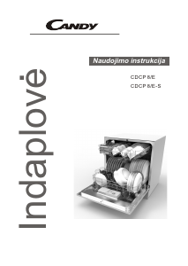 Vadovas Candy CDCP 8/E-S Indaplovė
