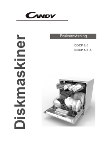 Bruksanvisning Candy CDCP 8/E-S Diskmaskin