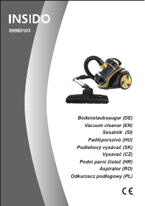 Bedienungsanleitung Insido 89980103 Staubsauger