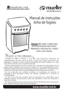 Manual Mueller Piacere Stile Fogão