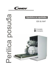 Priručnik Candy CDI 2L1047 Perilica posuđa