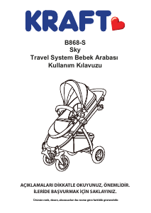 Kullanım kılavuzu Kraft B868-S Sky Katlanır bebek arabası