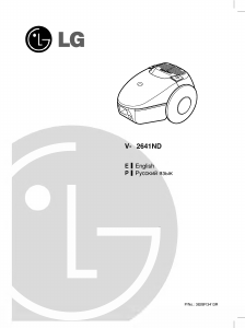 Manual LG VTC2641ND Vacuum Cleaner