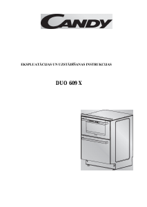 Rokasgrāmata Candy DUO 609 X Trauku mašīna