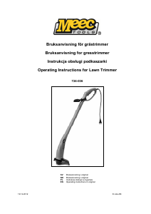 Bruksanvisning Meec Tools 724-036 Gresstrimmer