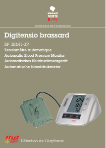 Bruksanvisning Marque Verte BP 3BM1-3P Digitensio Blodtrycksmätare