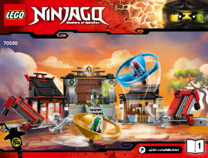 Manuale Lego set 70590 Ninjago Campi di battaglia Airjitzu