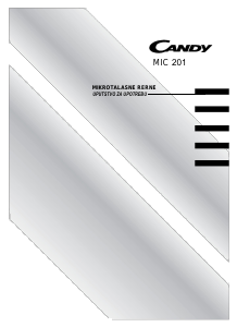 Priručnik Candy MIC201EXEE Mikrovalna pećnica