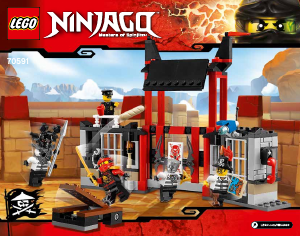 Manual Lego set 70591 Ninjago Evadarea din închisoarea Kryptarium