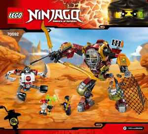 Brugsanvisning Lego set 70592 Ninjago Redningsrobot