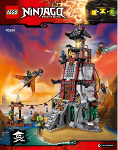 Manual Lego set 70594 Ninjago Asediul farului