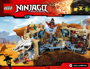 Käyttöohje Lego set 70596 Ninjago Samurai X ja kaaoksen luola