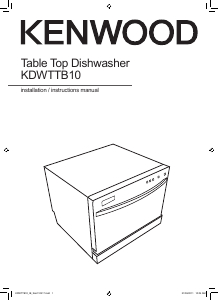 Manual Kenwood KDWTTB10 Dishwasher