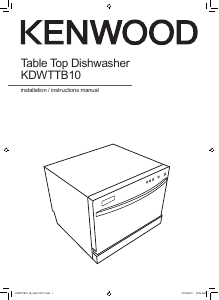 Handleiding Kenwood KDWTTB10 Vaatwasser