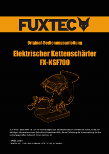 Bedienungsanleitung Fuxtec FX-KSF700 Kettenschärfer