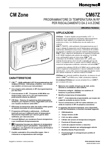 Manuale Honeywell CM67z Termostato