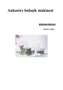 Kullanım kılavuzu Gorenje GS62110BW Bulaşık makinesi