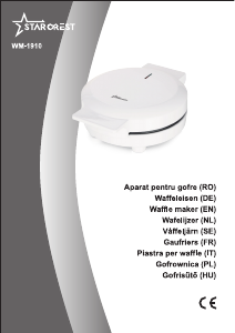 Manuale Starcrest WM-1910 Macchina per waffle