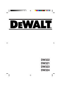Mode d’emploi DeWalt DW322 Scie sauteuse
