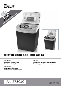 Manual Crivit REK 230 E3 Cool Box