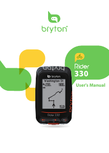 Handleiding Bryton Rider 330 Fietscomputer