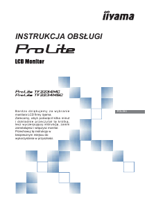 Instrukcja iiyama ProLite TF2234MSC Monitor LCD