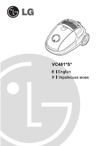 Manual LG VC4818SQ Vacuum Cleaner