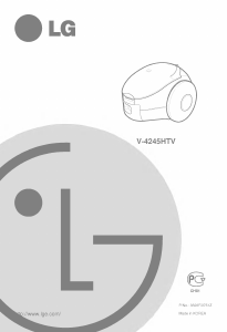 Руководство LG V-4245HTV Пылесос