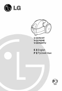 Manual LG V-C5761HT Vacuum Cleaner