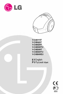 Manual LG V-C4042ST Vacuum Cleaner