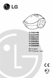 Manual LG VTC3033ND Vacuum Cleaner