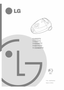 Manual LG V-C4554HT Vacuum Cleaner