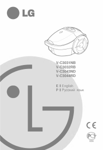 Руководство LG VTC3032RB Пылесос
