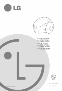 Руководство LG V-C4265HTV Пылесос