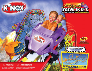 Manual de uso K'nex set 63166 Thrill Rides Rippin Rocket
