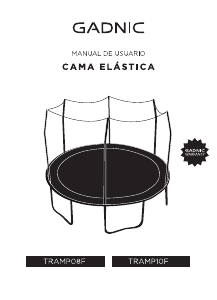 Manual de uso Gadnic TRAMP10F Trampolín