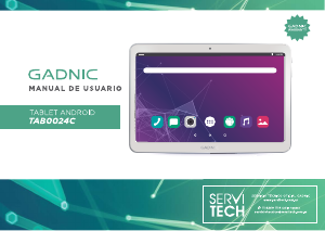 Manual de uso Gadnic TAB0024C Tablet
