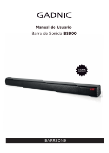 Manual de uso Gadnic BARRSON9 Altavoz