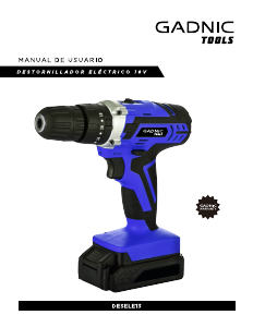 Manual de uso Gadnic DESELE13 Atornillador taladrador