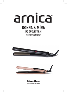 Kullanım kılavuzu Arnica KB42170 Saç düzleştirici