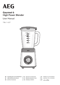 Handleiding AEG TB6-1-6ST Gourmet 6 Blender