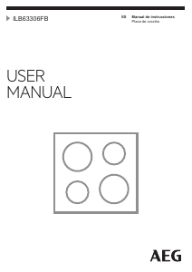 Manual de uso AEG ILB63306FB Placa