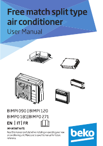 Handleiding BEKO BIMPO 181 Airconditioner