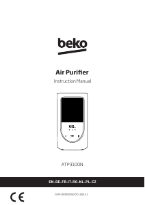 Manual BEKO ATP3100N Air Purifier