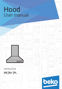 Manual BEKO HNT61210X Cooker Hood