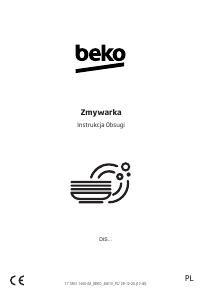 Instrukcja BEKO DIS15Q20 Zmywarka