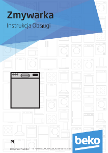 Instrukcja BEKO DIN48520 Zmywarka