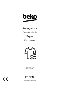 Manuale BEKO DX82NW Asciugatrice