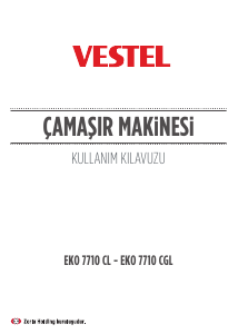 Kullanım kılavuzu Vestel EKO 7710 CL Çamaşır makinesi